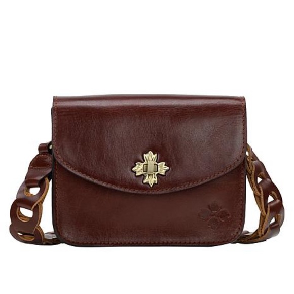 Patricia Nash Handbags - Patricia Nash Peyton Leather Chain Crossbody w/Dust Bag